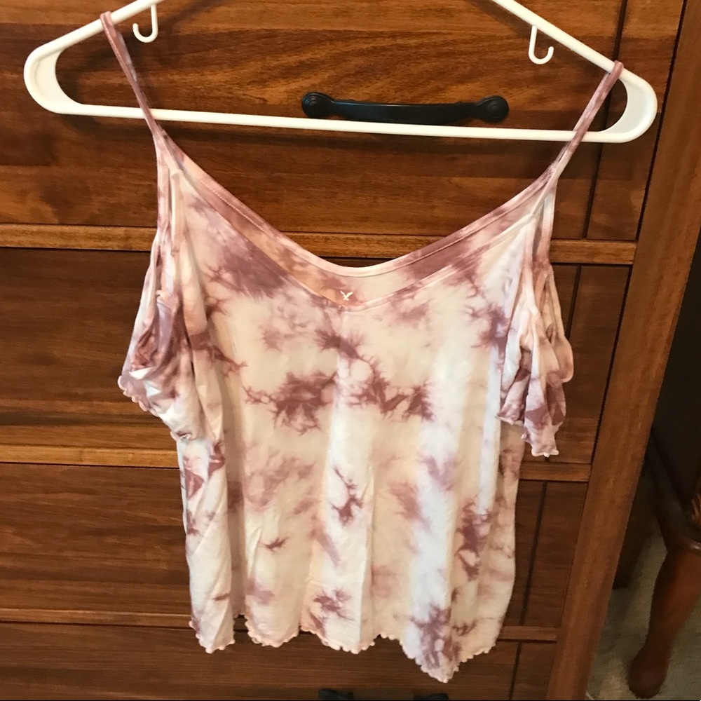 American Eagle cold shoulder shirt
